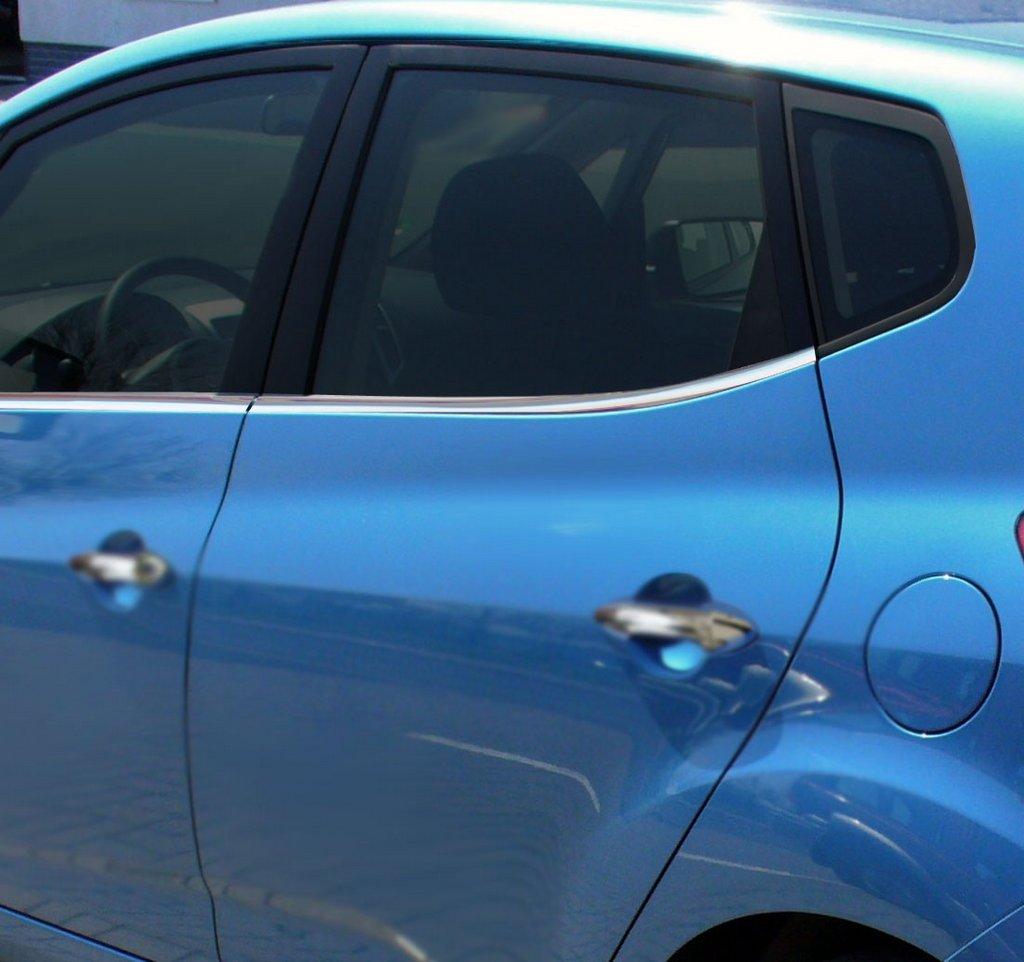 

Kia Venga Окантовка стекол (4 шт, нерж.)