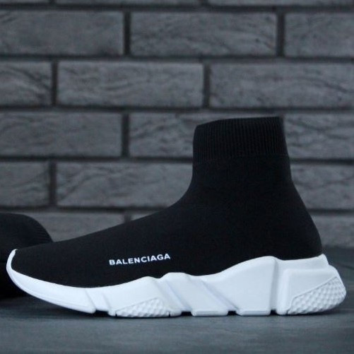 

Balenciaga Speed Trainer Knit Sock Black White | кроссовки женские и мужские; летние; черные/черно-белые 42, Черно-белый