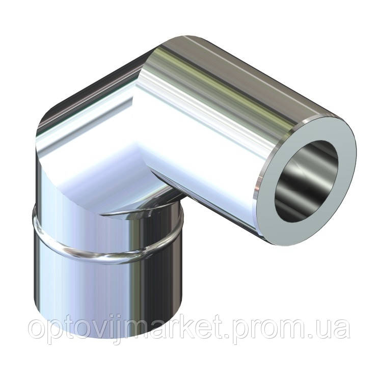

Отвод 90° для дымохода ø 230/300 н/н 1 мм