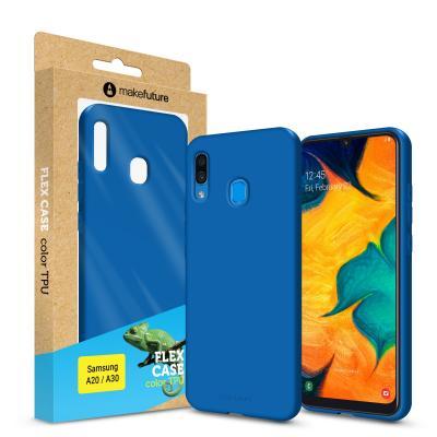 

Чехол для моб. телефона MakeFuture Flex Case (Soft-touch TPU) Samsung A20/A30 Blue (MCF-SA205BL, Синий