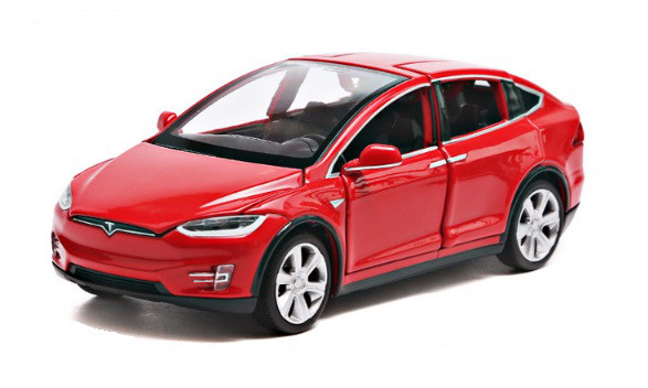 

Коллекционный автомобиль Tesla Model X 90 (красный)