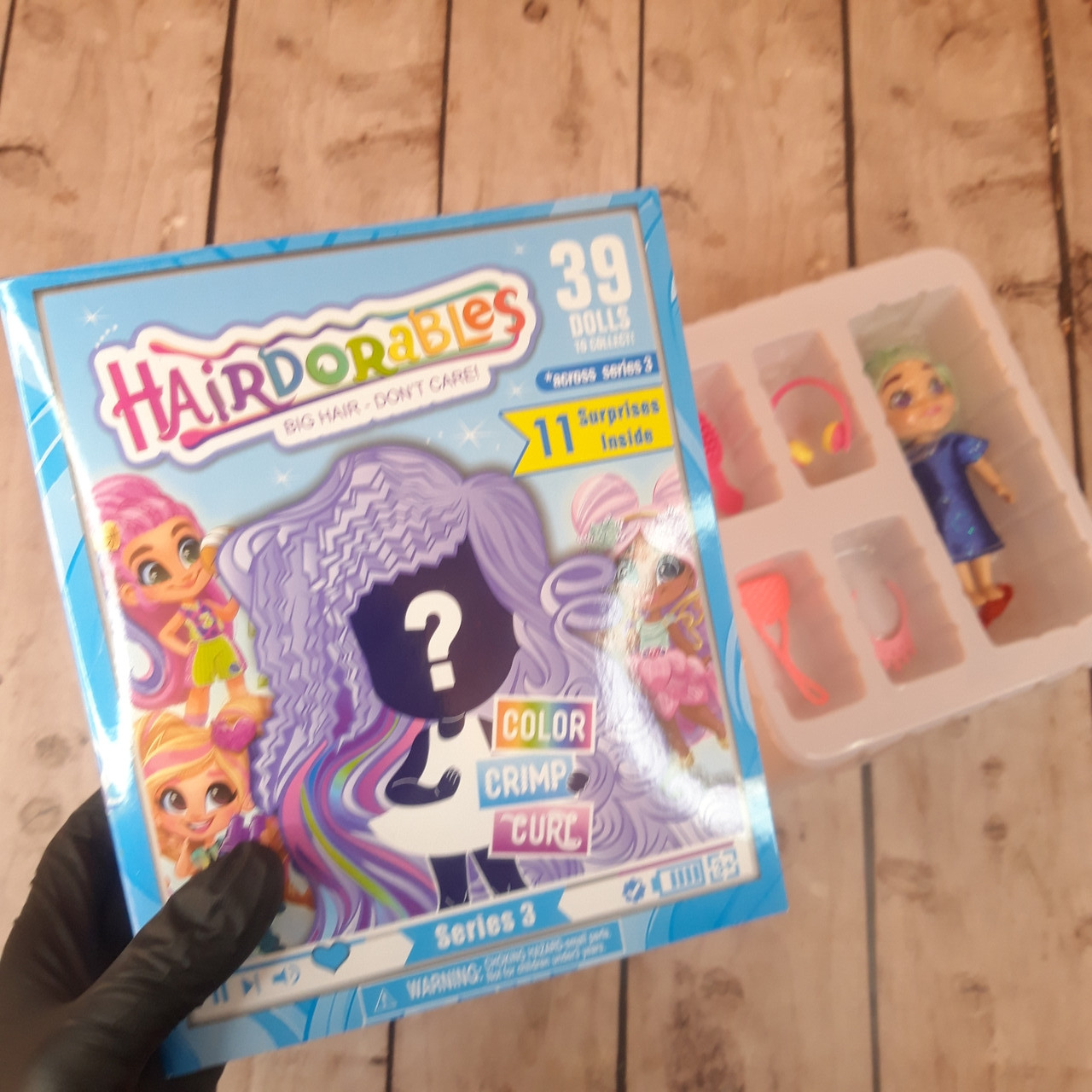 

Игрушка кукла Hairdorables Dolls с аксессуарами сюрприз загадка Яркие серия вечеринки Хердораблс ЛоЛ LOL Фото