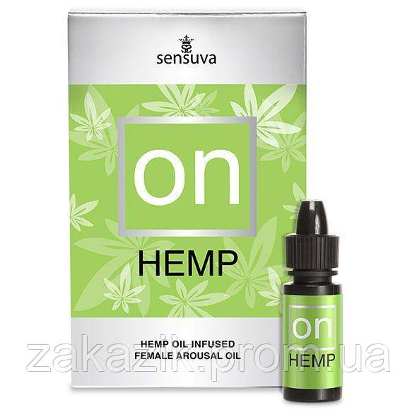 

Возбуждающее масло Sensuva - ON for Her Hemp Infused Arousal Oil с экстрактом конопли 5 мл SO3178, КОД: