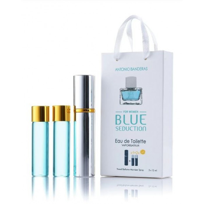 

Antonio Banderas Blue Seduction Women 3x15ml - Trio Bag