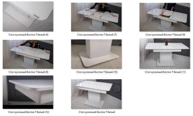 Кухонный стол Notsob T Белый модификация