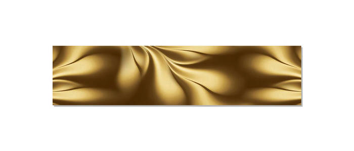 Кухонный фартук Золото Шелк Ткань пленка скинали ПВХ 600х2500мм Текстуры Бежевый - фото 7