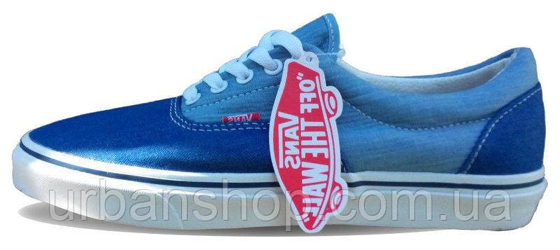 

Кеди Vans New Era Double Blue, Синій з голубим