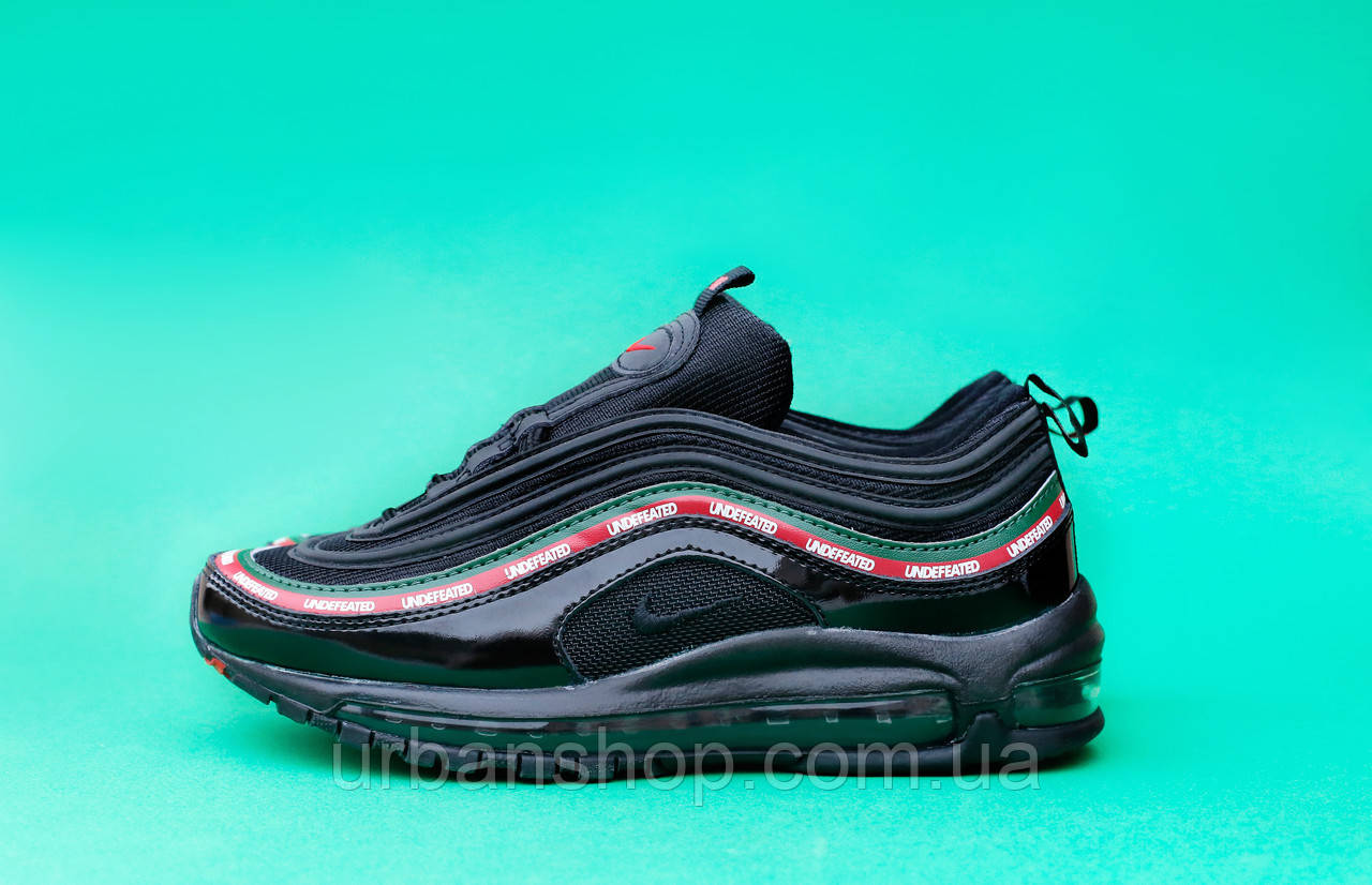 

Nike air max 97 x Undefeated Black, Черный