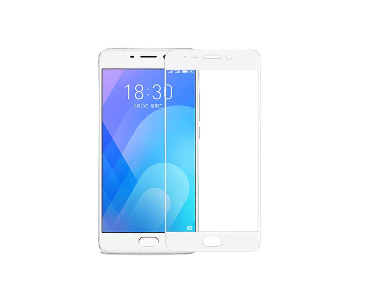 

Защитное 3D стекло Full Cover для Meizu M6 White (1956), Белый