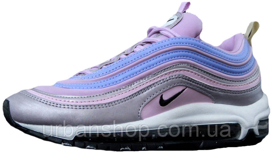 

Кросівки найк, найкі, найки Nike Air Max 97 prm "pink violet"., Фиолетовый
