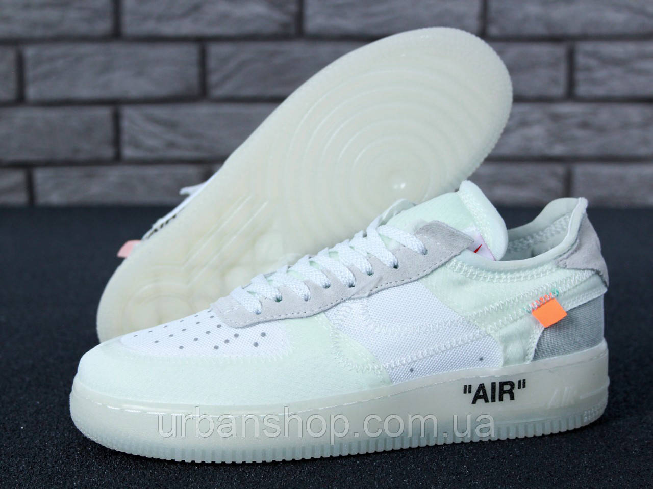 

Кросівки чоловічі Найк Off-White X Nike Air Force. ТОП Репліка ААА класу.