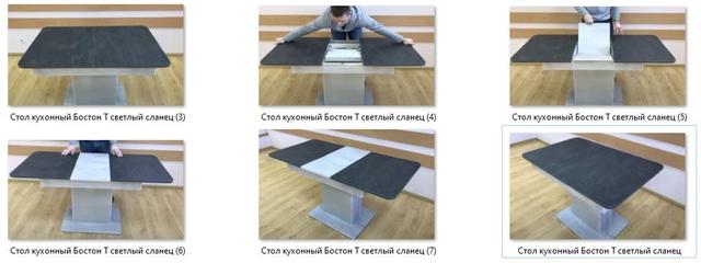 Стол кухонный Notsob T светлый бетон модификация (3)
