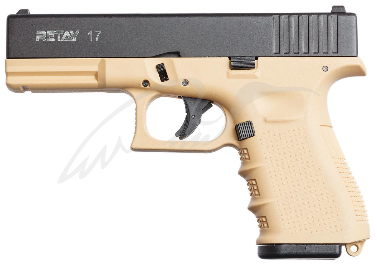 

Пистолет Стартовый Retay G17 кал. 9 мм. Цвет - sand.