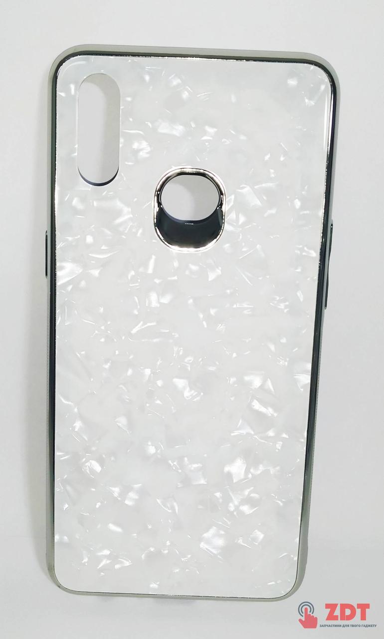 

Накладка Marble Glass для Samsung A10S/A107- белый (782731)