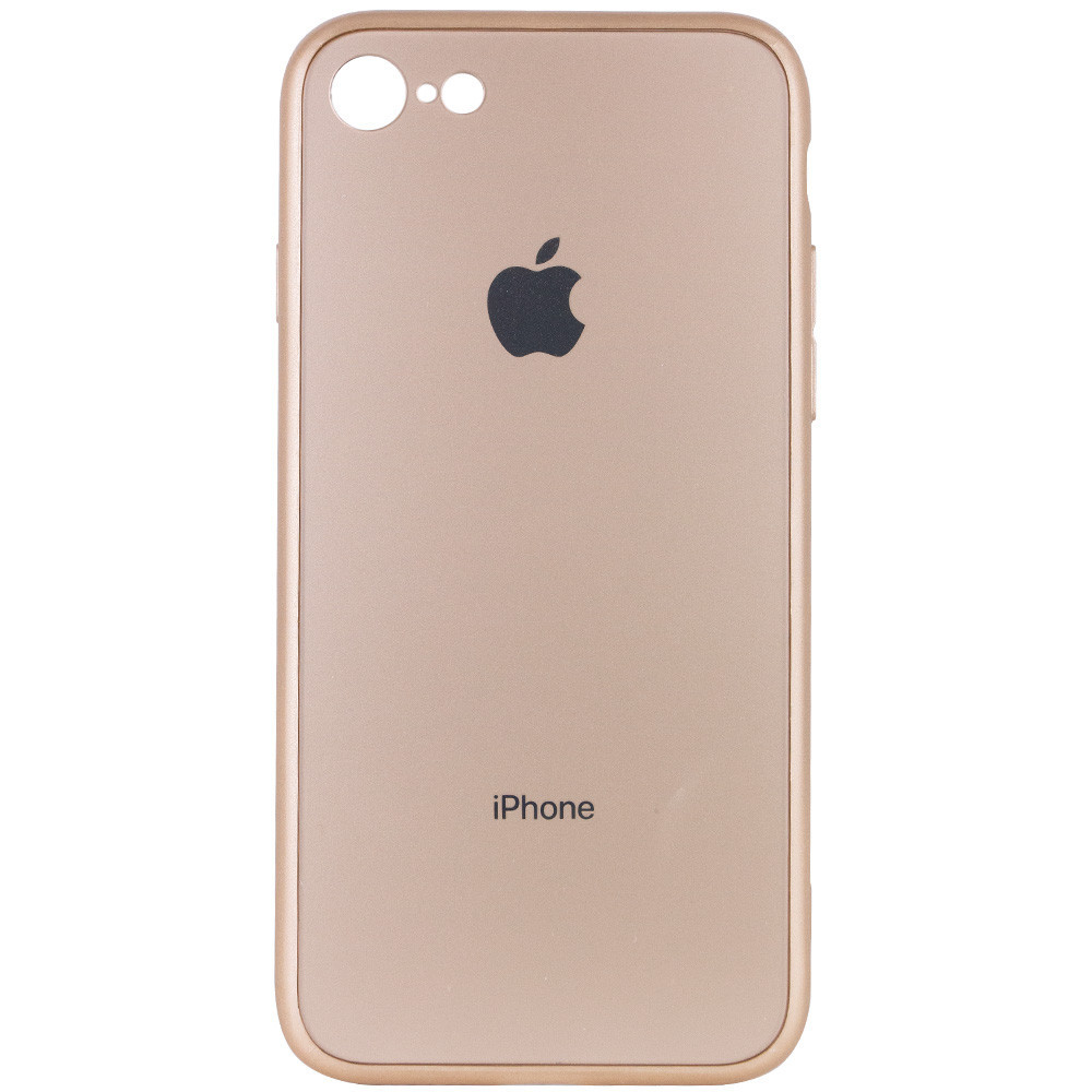 

TPU+Glass чехол GLOSSY Logo Full camera для Apple iPhone 7 / 8 / SE (2020) (4.7