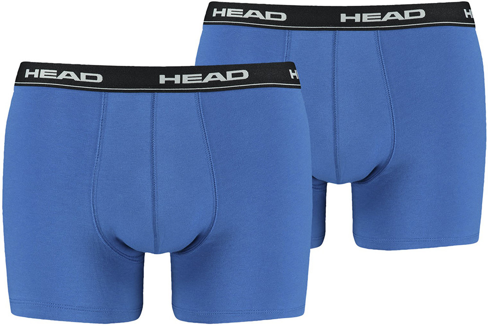 

Трусы-шорты HEAD Basic Boxer 2P 841001001-021 M 2 шт (8713537917490), Синий