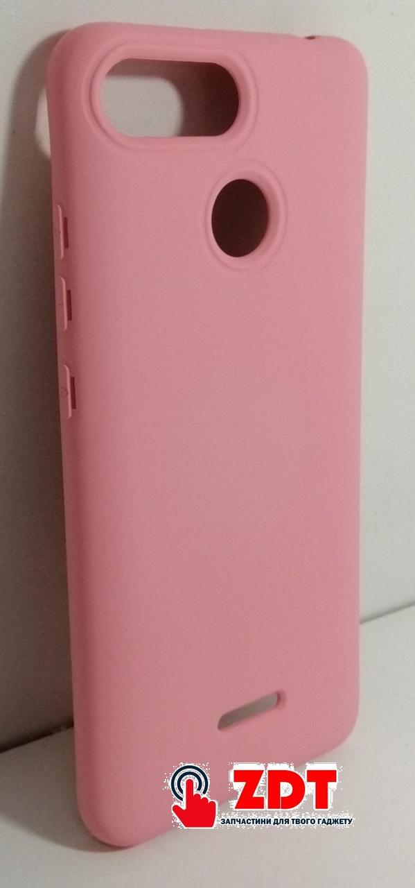 

Накладка силиконовая "Silicone Case" No Brand для Xiaomi Redmi 6- розовый (811634)