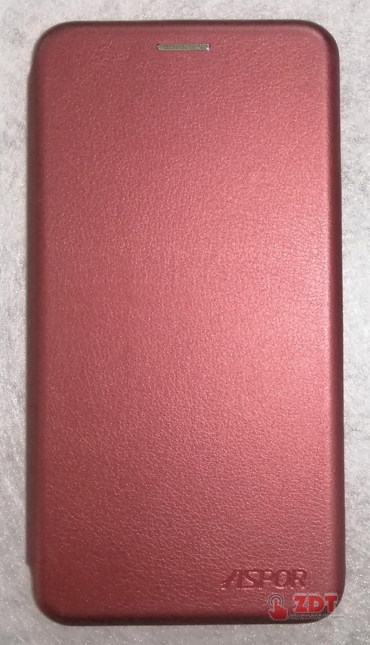 

Книжка Aspor leather для Honor 7X- бордовый (930552)