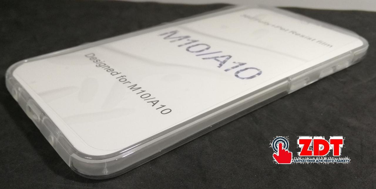 

(DL UA) Накладка TPU+PC 360 для Samsung A10/A105- прозрачный (781800)