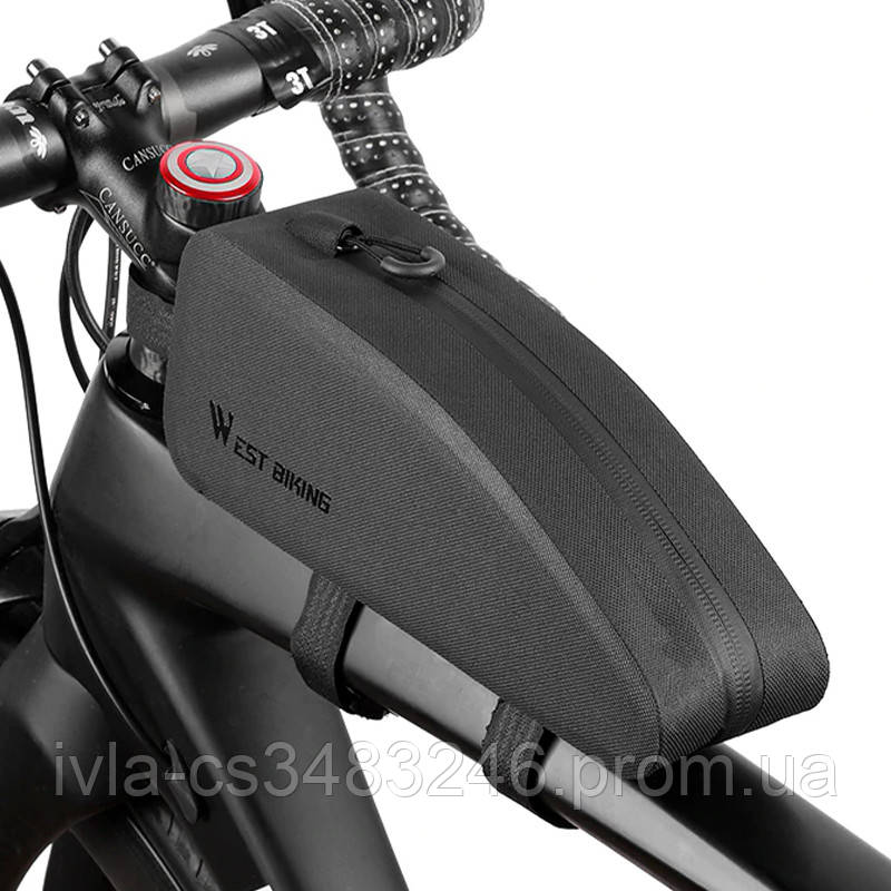 

Сумка велосипедная на раму West Biking 0707212 Black для ключей (4955-15109