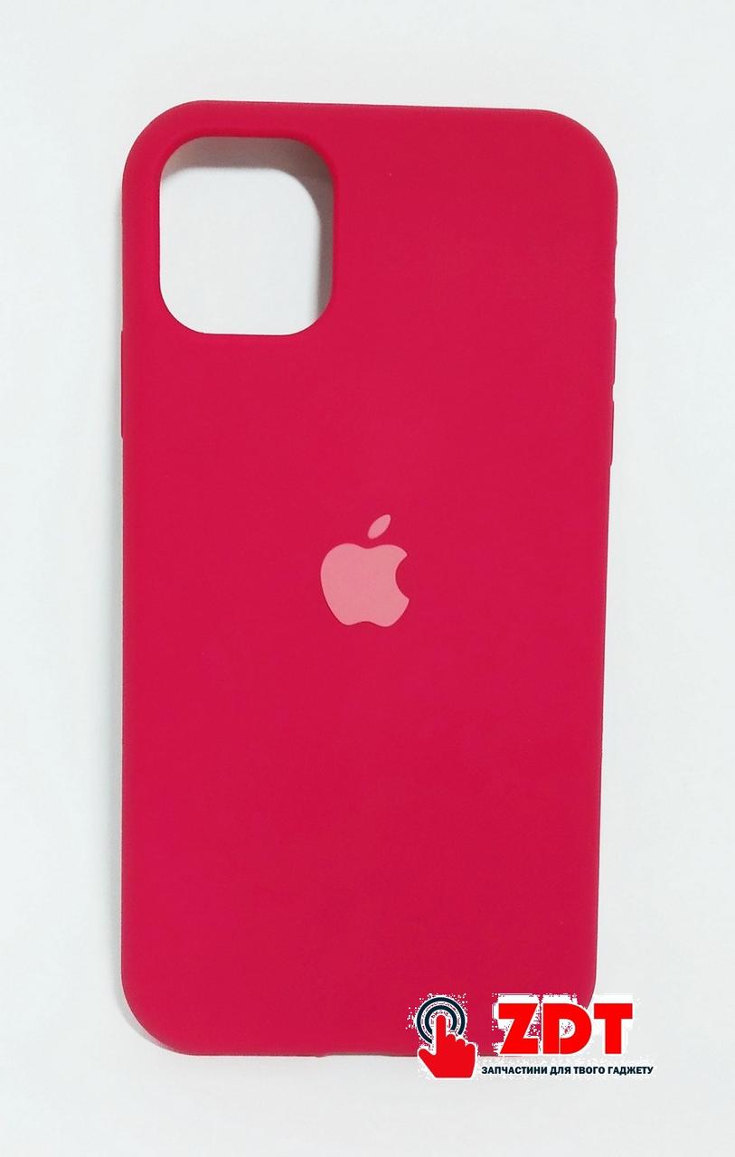 

Накладка Silicone Case Original Full Cover для iPhone 11 Pro Max- №42 розово-красный (812936)