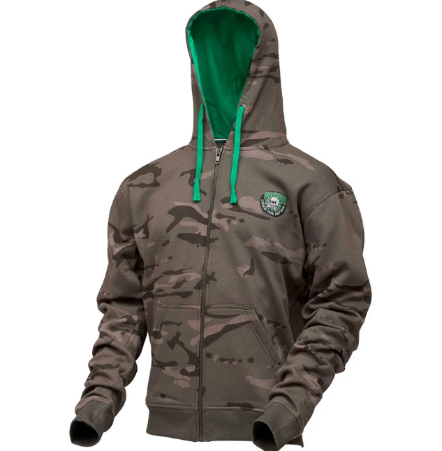 

Кофта для рыбалки на молнии DAM MADCAT Camofish Zip Hoodie M Camouflage, Камуфляж