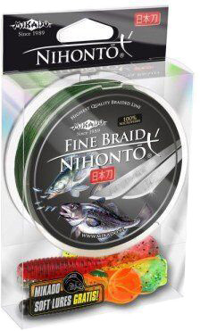 

Шнур Mikado Nihonto Fine Braid 150 м 0.50 мм 41.80 кг Green, Зеленый