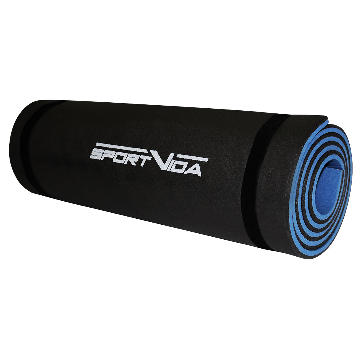 

Коврик туристический (каремат) SportVida XPE 1 см SV-EZ0008 Black/Blue, Черный