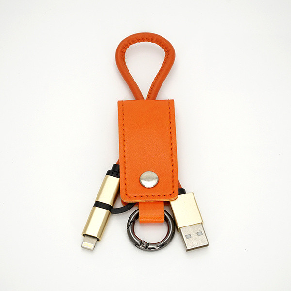 

Брелок-зарядное OTG 2в1 Micro USB и Lighting iphone Оранжевый (hub_LbDM35122), Orange