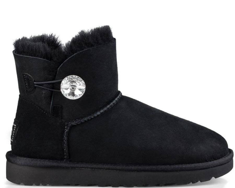 

Женские UGG MINI BAILEY BUTTON BLING BOOT "BLACK" 36 Черный (0044/36)