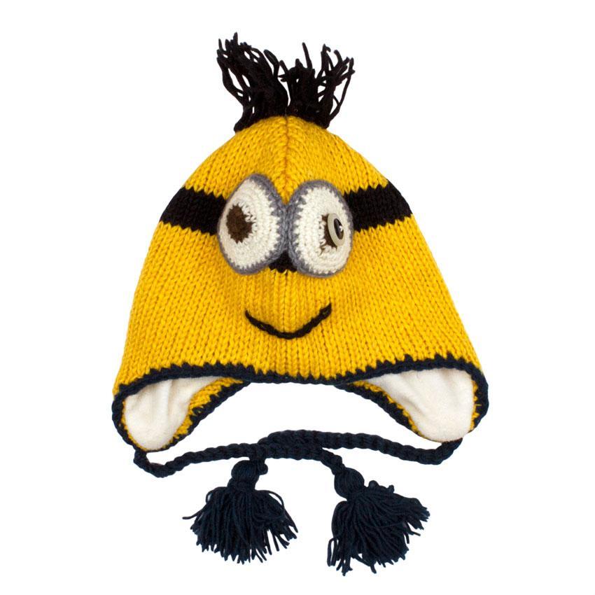 

Шапка с ушками детская Kathmandu Animals MinionTwo-eyed Оne size Желтый (22907)