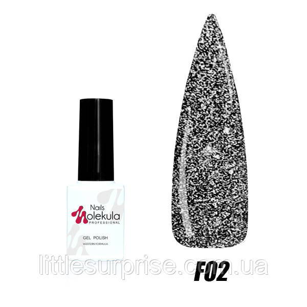 

Светоотражающий Гель лак Molekula Flash effect collection 6 ml №F02