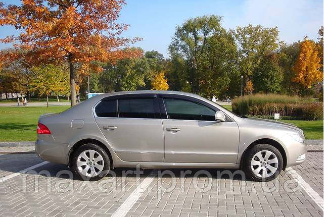 

Дефлекторы окон (ветровики) Skoda Superb II 2008-