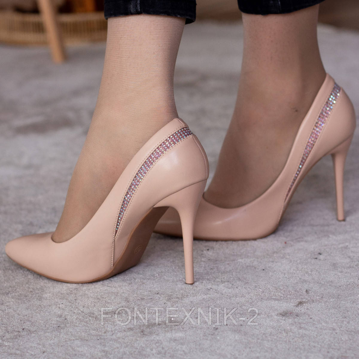 

Туфли женские 38 размер 24,5 см (2539), Розовый