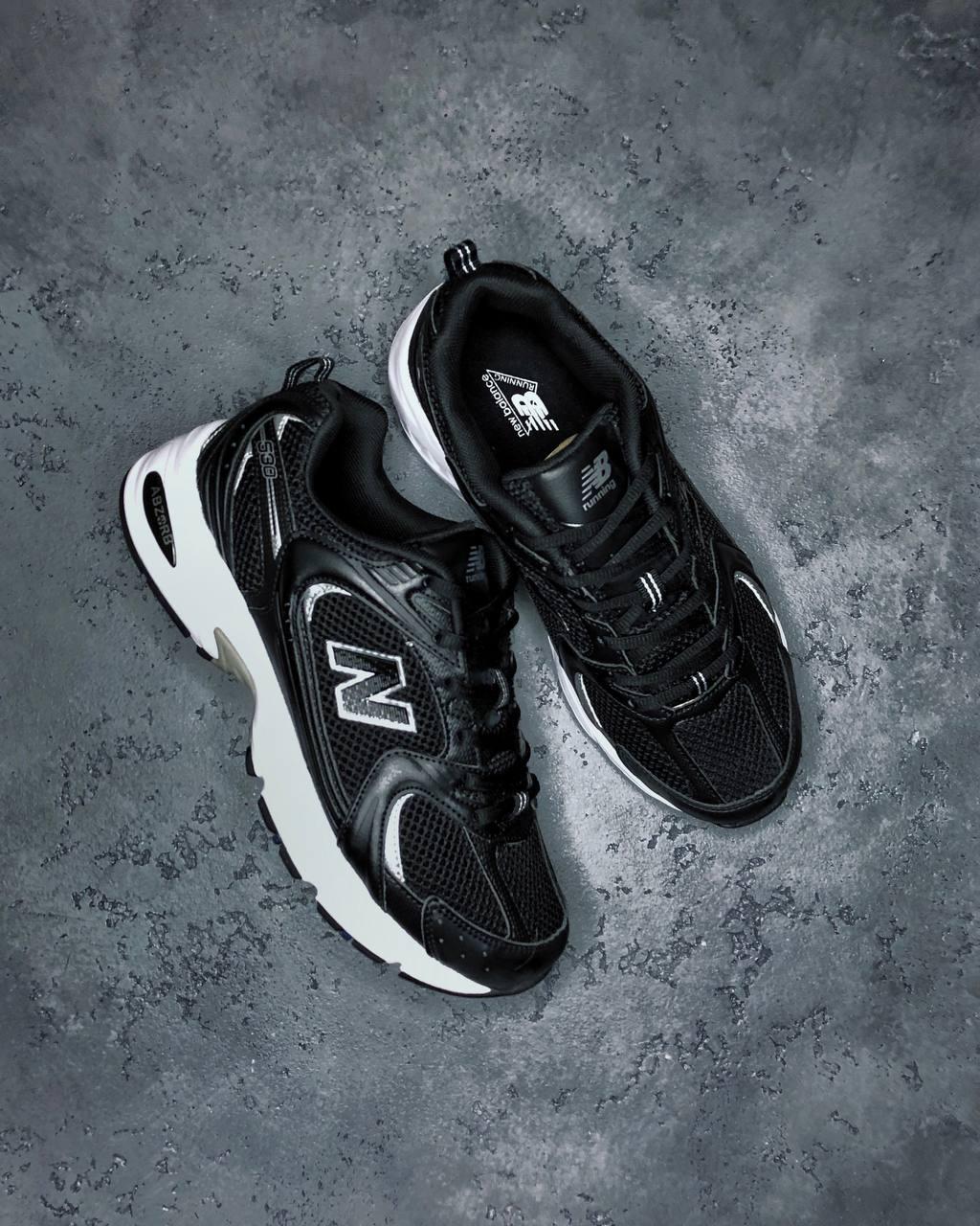 

Кроссовки женские New Balance 530 Black, Нью Баланс 530, кожа, текстиль, код IN-752, Черный