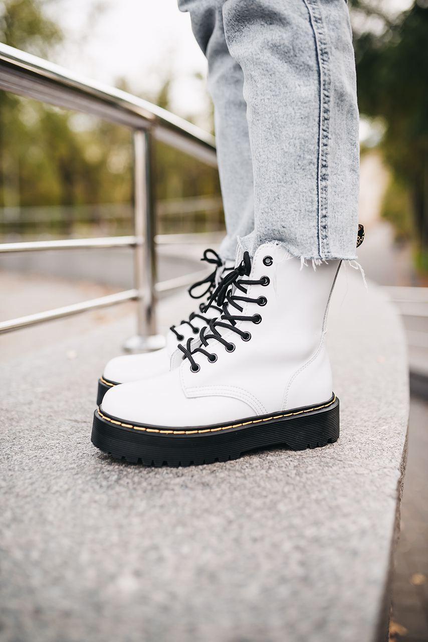 

Женские белые Ботинки Dr.Martens 40, Белый