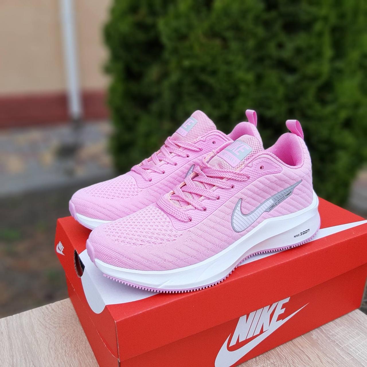 

Кроссовки женские Nike Flyknit Lunar розовые, Найк Флайнит, дышащий материал, прошиты. Код OD-20101, Розовый