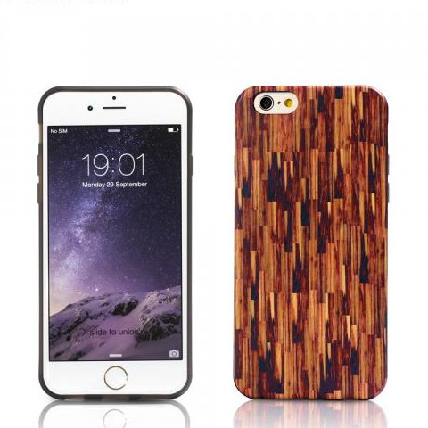 

Силиконовый чехол Wood iPhone 6/6s коричневый REMAX 601604