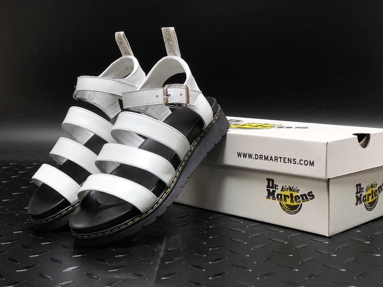 

Женские белые Сандалии Dr.Martens 37, Белый