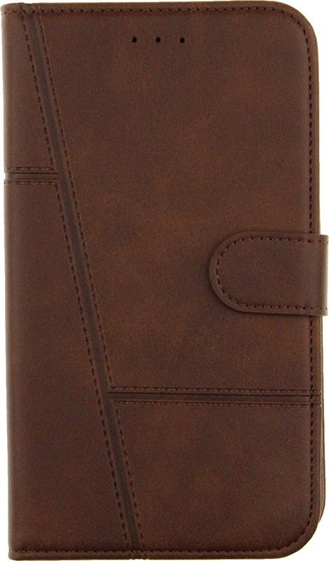 

Чехол-книжка TOTO Book Silicone Slide Universal Cover 6,5" (№1) Brown #I/S, Коричневый