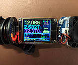 Врезное Авто Мото быстрое мщное зарядное устройство 2 USB порта QC3.0  цветная LED шкала Вольтметр 12-24в 30 W, фото 3