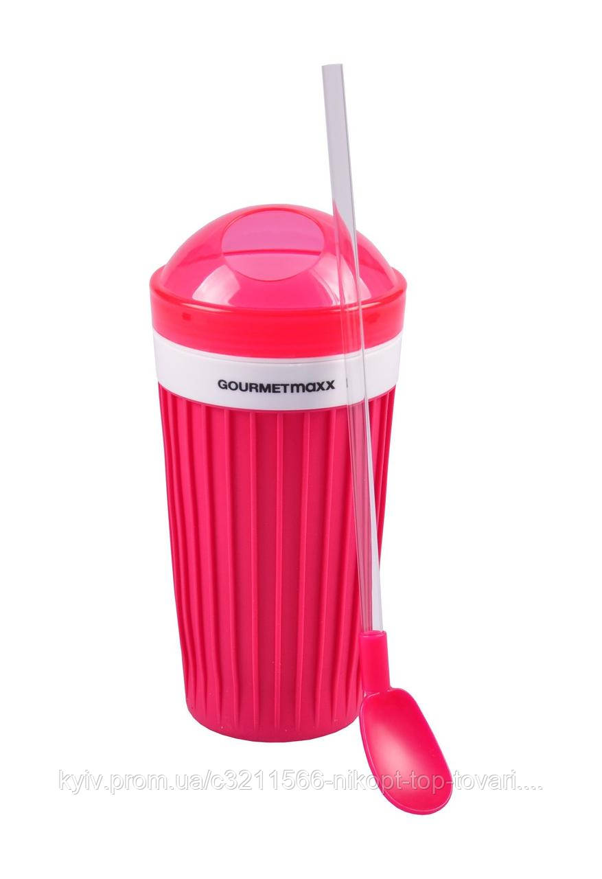 

GOURMETmaxx Кружка для смузи и коктейлей Slush Red 300 мл (170133), Розовый