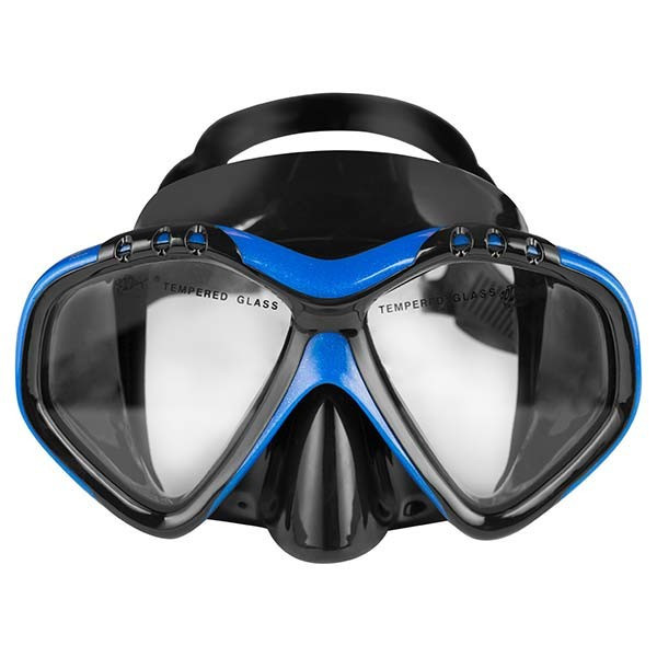

͛ Маска для дайвинга черно-синяя Dolvor 1907PVC M11-282388