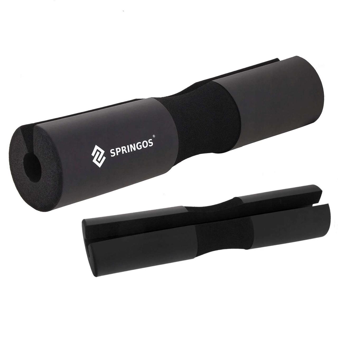 

̂ Накладка бампер на гриф Springos Barbell Pad черный M41-283233