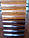 Металлосайдинг Евробрус металевий імітація хвилястої дошки  Темне дерево «Wofeng» Китай 0,40 мм, фото 2