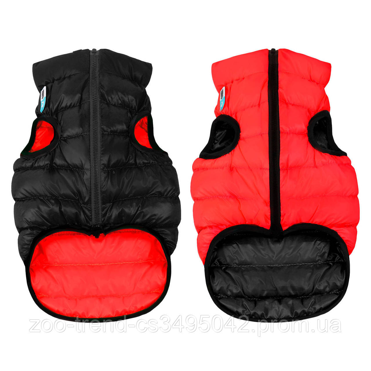 

Двусторонняя курточка AiryVest для собак красно-черная, размер M50