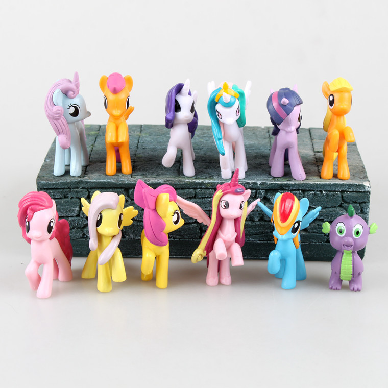 

Игровой набор Lizok Toy фигурки Май Литл Пони my Little Pony 6-7 см 12 шт Разноцветный (ЛП -12)