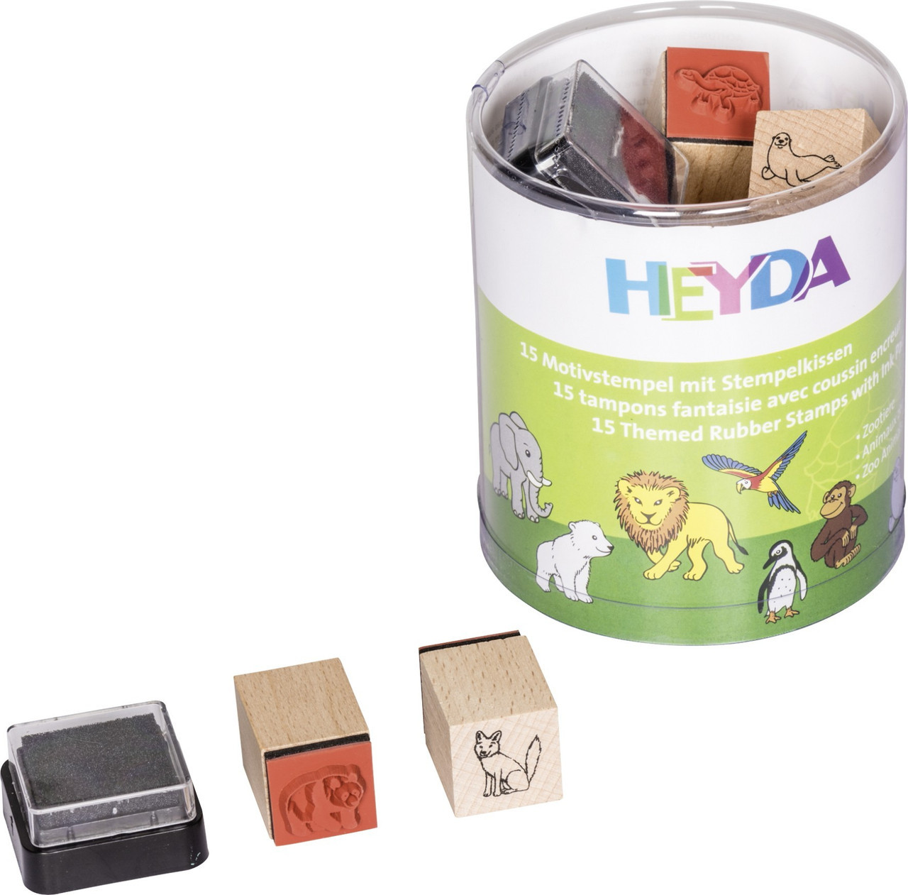 

Набор штампов Heyda Животные 15 шт (204888491