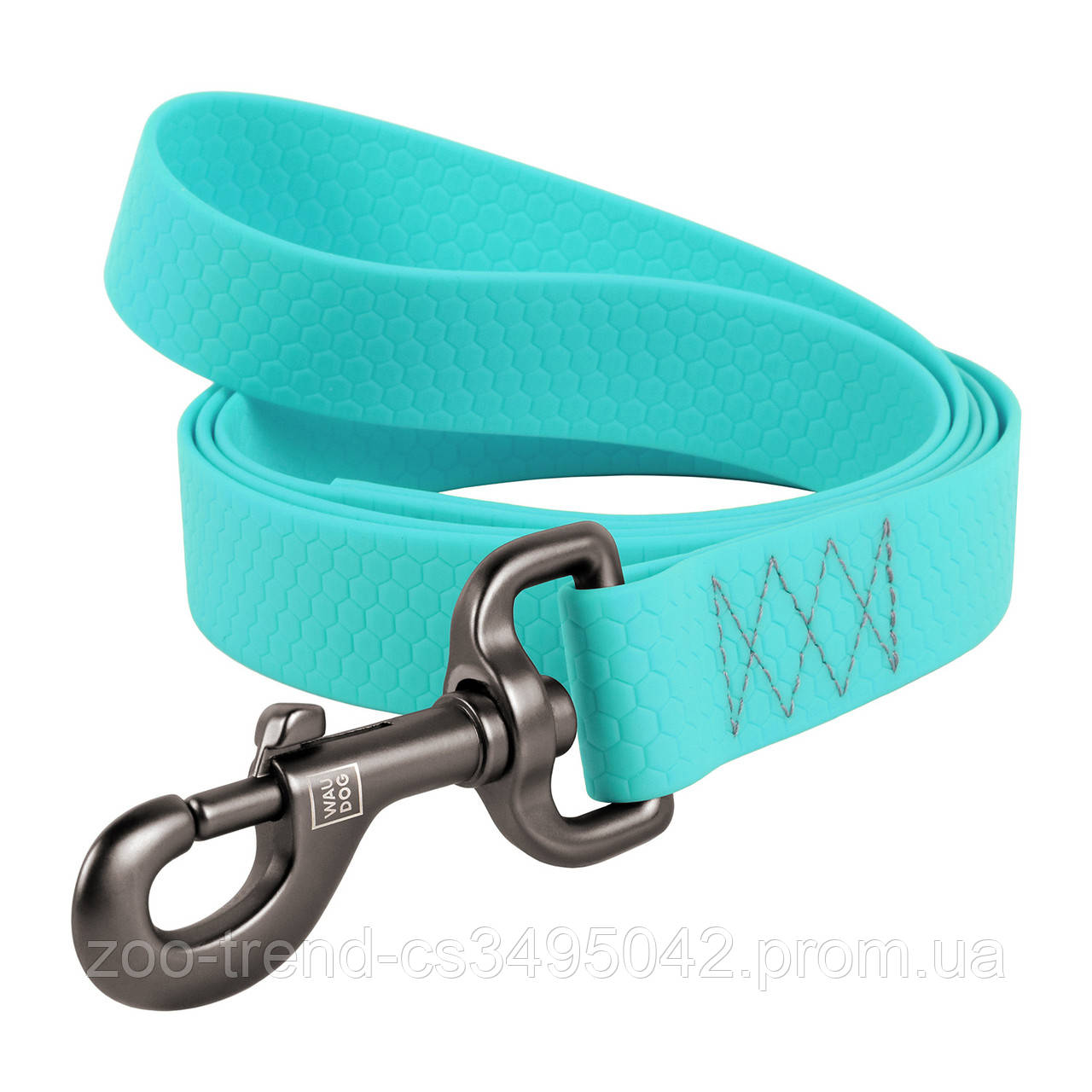 

Поводок для собак WAUDOG Waterproof, светящийся, Ментоловый