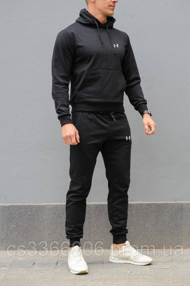 

Черный мужской спортивный костюм Under Armour (Андер Армор), весна-осень (реплика)